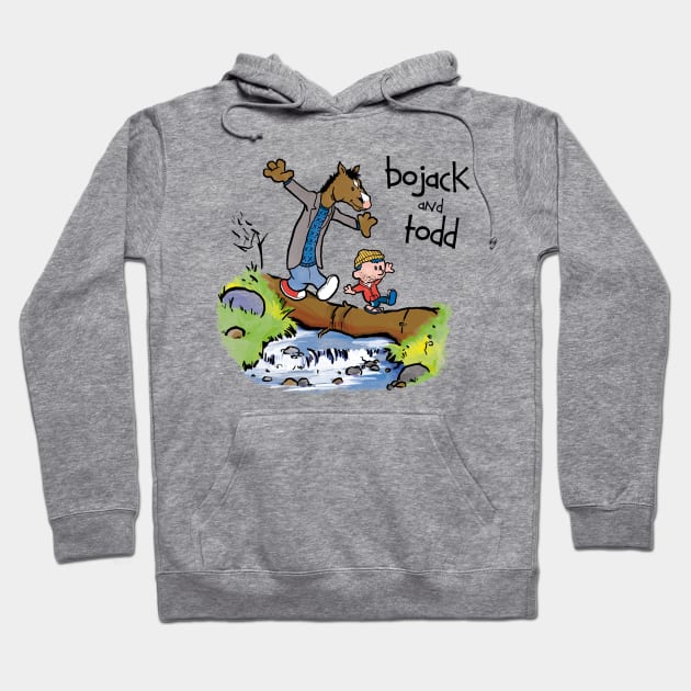 Bojack and Todd Hoodie by jasesa